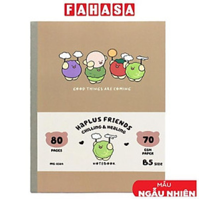 Tập Haplus Friends - Kẻ Ngang - 80 Trang 70gsm - Haplus 8564 (Mẫu Bìa Giao Ngẫu Nhiên)