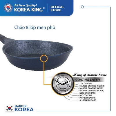 Chảo cạn Colormic Korea King KFP-26CI (size 26cm) - Hàng chính hãng