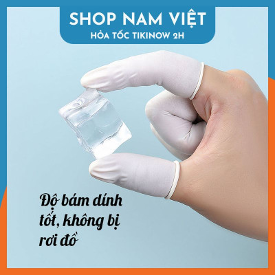 Bao Ngón Tay Cao Su Tăng Độ Bám, Kháng Khuẩn, Dùng Được Cảm Ứng
