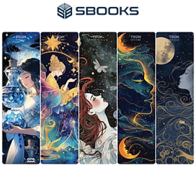 5 Cái Bookmark Kẹp Sách, Dấu Trang Hoạ Tiết Em Và Vũ Trụ  - SBOOKS