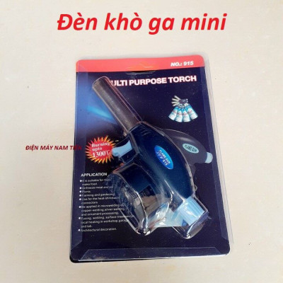 Khò Gas 915 Xịn Sử Dụng Bình Gas Mini Tự Động Đánh Lửa Điều Chỉnh To Nhỏ Dễ Dàng Sử Dụng, Tiện Lợi Cho Gia Đình, Nhà Hàng, Quán Ăn