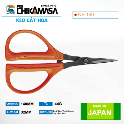 Kéo cắt hoa cao cấp Nhật Bản Chikamasa NS-140