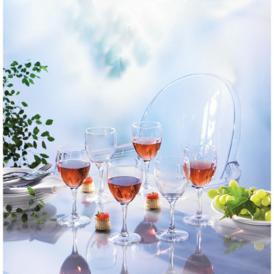 Ly Rượu Vang  Thuỷ Tinh Luminarc Elegance 140ML, 190ML, 250ML & 350ML - bộ 6 ly - L13729, L12055, L13735 & D3179