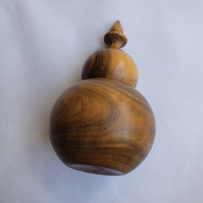 Lọ đựng tăm NH HOME hình chuông gỗ bách xanh 