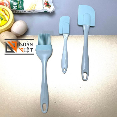 (COMBO 3 MÓN)Dụng cụ làm bánh, nấu ăn - Bộ Cọ Vét Silicon C.Lượng, Chịu Nhiệt Chất lượng. Chuyên phục vụ Sp Gia dụng, Kh