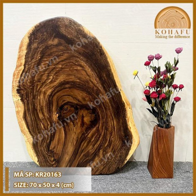 BÀN SOFA ME TÂY NGUYÊN TẤM SIUE6 VÂN GỖ KR20161