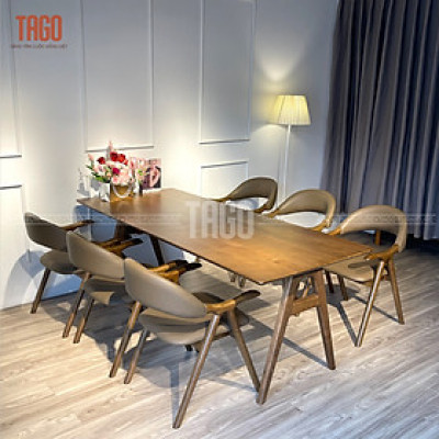 Bộ Bàn Ăn Lifumi 1m8 6 Ghế