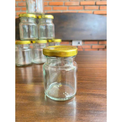 Bộ 5 Hũ Thủy Tinh Tròn Nắp Thiếc 70ML - Dùng Chưng Yến, Đựng Gia Vị, Làm Sữa Chua - HÀNG CHÍNH HÃNG MINIIN