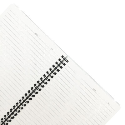 Số Lò Xo Kẻ Ngang Black Cat - Morning Glory 88578 (Mẫu Màu Giao Ngẫu Nhiên)