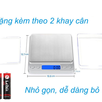 Cân điện tử tiểu ly 3kg I-2000