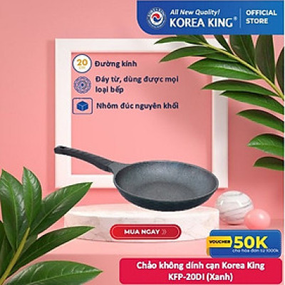 Chảo cạn Diamond Korea King size 20cm - Hàng chính hãng