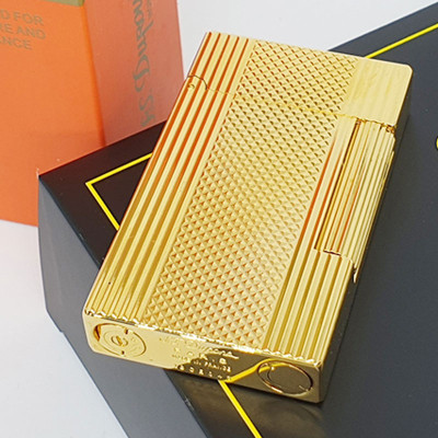 Vỏ Hột Quẹt Bật Lửa Upon Gas Đá D148V Họa Tiết Kẻ Dọc Đẹp Độc Lạ - Dùng Gas Đá Cao Cấp