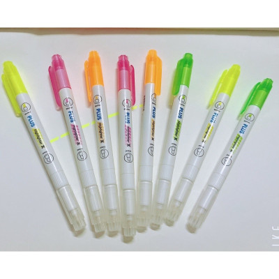 Combo 12 Cây Bút Dạ Quang Xóa Được PLUS