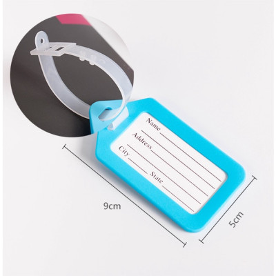 Thẻ ghi nhớ hành lý, vali, ba lô tiện dụng tránh thất lạc (8,5*5cm) - Dụng cụ đánh dấu thông tin treo hành lý, vali, balo