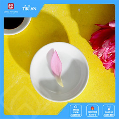 Combo 6 đĩa muối tiêu đĩa gia vị sứ Long Phương