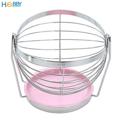 Rổ đựng trái cây decor bàn ăn inox 304 xoay được Hobby Home Decor RTC