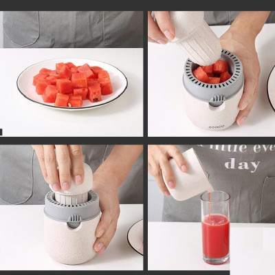 Dụng cụ vắt cam lúa mạch cầm tay 2 trong 1, đặc biệt có thể ÉP TRÁI CÂY