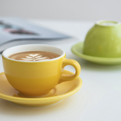 Ly sứ Origami Cappuccino Latte Bowl 180ml uống trà cà phê