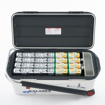 Thùng đá giữ nhiệt đa năng, tay kéo Sanka Galasea 50L, bền đẹp và an toàn cho thời gian sử dụng lâu dài -nội địa Nhật Bản 