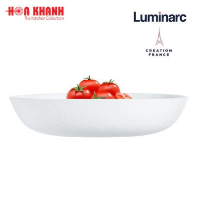 Đĩa Thủy Tinh Luminarc Shells 19cm đựng thức ăn, cường lực, chịu nhiệt - Bộ 3 đĩa - Q1660
