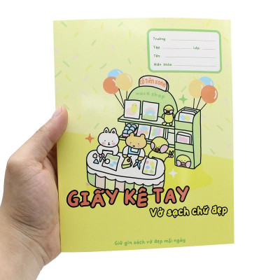 Giấy Kê Tay Cô Tiên Xanh - The Sun - Màu Vàng