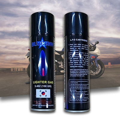 Bình Gas Bơm Bật Lửa Bluesky 5 Đầu Bơm Dung Tích 150gr/275ml Siêu Tiện Dụng, Bình Bơm Gas Bật Lửa Hàn Quốc