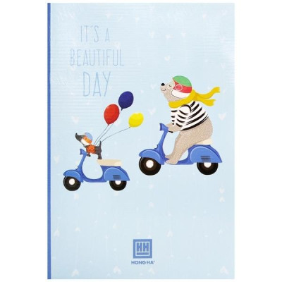 Vở South Star Dreaming - 4 Ô Ly 200 Trang ĐL 70g/m2 - Hồng Hà 0750 (Mẫu Màu Giao Ngẫu Nhiên)