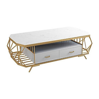 [Trả góp 0%] Bàn trà Camillo trắng IBIE nhiều tùy chọn