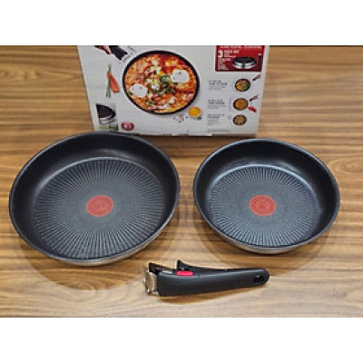 SET 2 CHẢO TEFAL JAMIE OLIVER INGERNIO 22-26 CM Hàng chính hãng