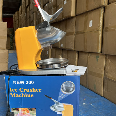 Máy Xay Đá Tuyết, Máy Bào Đá 2 Lưỡi Cổ Cao Inox Không Gỉ, Công Suất 500W hàng nhập khẩu