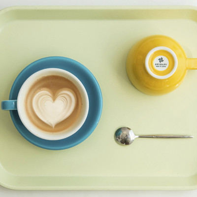 Ly sứ Origami Cappuccino Latte Bowl 180ml uống trà cà phê