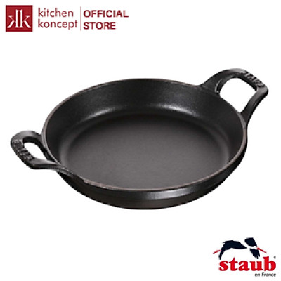 Staub - Khay oval màu đen - 23cm