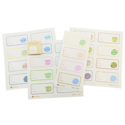 Bộ 28 Nhãn Vở A Cấp III - Linh Lan