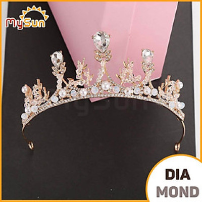 Vương miện công chúa cho bé gái cài tóc, trang trí bánh sinh nhật MySun