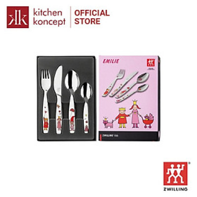 Bộ Muỗng Nĩa Trẻ Em Emilie Zwilling 4 Món