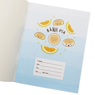 Tập Học Sinh Bánh Việt - Miền Nam - 4 Ô Ly - 96 Trang 80gsm - The Sun 04 - Bánh Pía