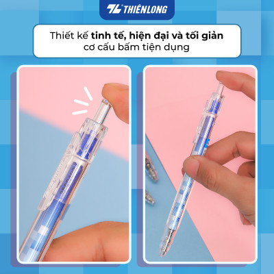 Bút gel Quick Dry Thiên Long GEL-066 - Premium Tip - Vật liệu tái chế