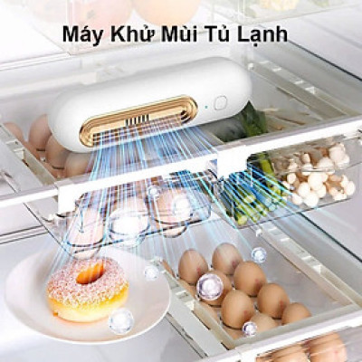 Máy Khử Mùi Tủ Lạnh Thông Minh Ozone Ion 2in1 | Tiệt Trùng, Kháng Khuẩn Hàng Cao Cấp