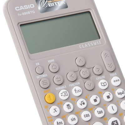 Máy Tính CASIO FX-880BTG - Màu Xám + 2 Bút Bi Pilot BP-1RT - Mực Xanh