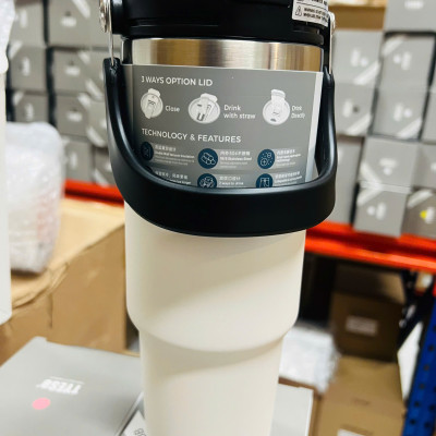 Cốc giữ nhiệt TYESO TS-8827 750ml tay cầm công thái học Chống tràn & Giữ nhiệt 12 tiếng