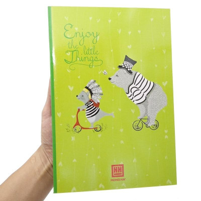 Combo 5 Vở South Star Dreaming Bear - 4 Ly Ngang 200 Trang ĐL 70g/m2 - Hồng Hà 0749 (Mẫu Màu Giao Ngẫu Nhiên)