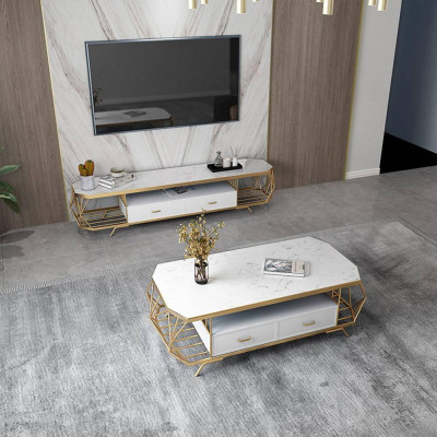 [Trả góp 0%] Bàn trà Camillo trắng IBIE nhiều tùy chọn