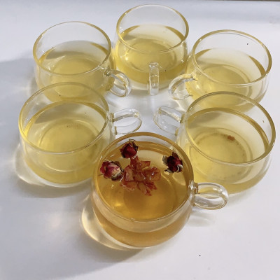 BỘ 6 LY THỦY TINH UỐNG TRÀ DÁNG THẤP - VD721