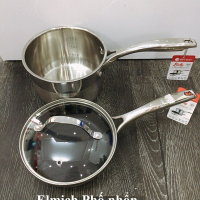 Bộ nồi và chảo inox Elmich baby EL-3795 size 16cm