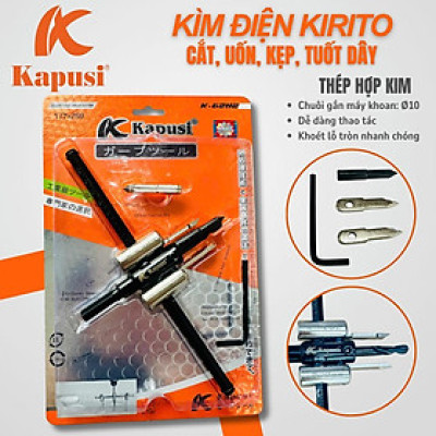 BỘ DỤNG CỤ KHOÉT LỖ THẠCH CAO KAPUSI K-6282 (30–200MM) – CHUYÊN DỤNG, LINH HOẠT, DỄ SỬ DỤNG