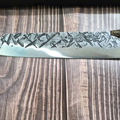 DAO BẾP - DAO THÁI HOA VĂN KHÂU ĐỒNG MÃ A5 DT157 NT topcomshop vn