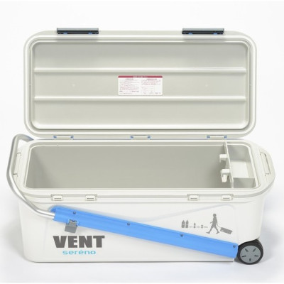 Thùng đá giữ nhiệt đa năng Sanka Vent 50L, tay cầm thu~kéo gọn nhẹ bằng nhôm chống gỉ sét cho phép di chuyển dễ dàng - nội địa Nhật Bản 