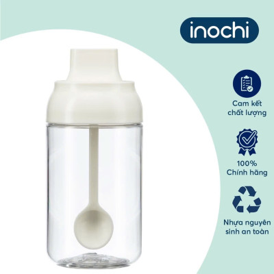 Bộ 3 hộp gia vị Tritan Yoko - Chính Hãng inochi Tiêu chuẩn nhật bản dễ dàng vệ sinh và sử dụng.