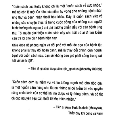 Phòng Và Chữa Bệnh Ung Thư Theo Phương Thức Tự Nhiên (Tái Bản 2023)