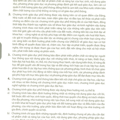 Chương Trình Giáo Dục Phổ Thông